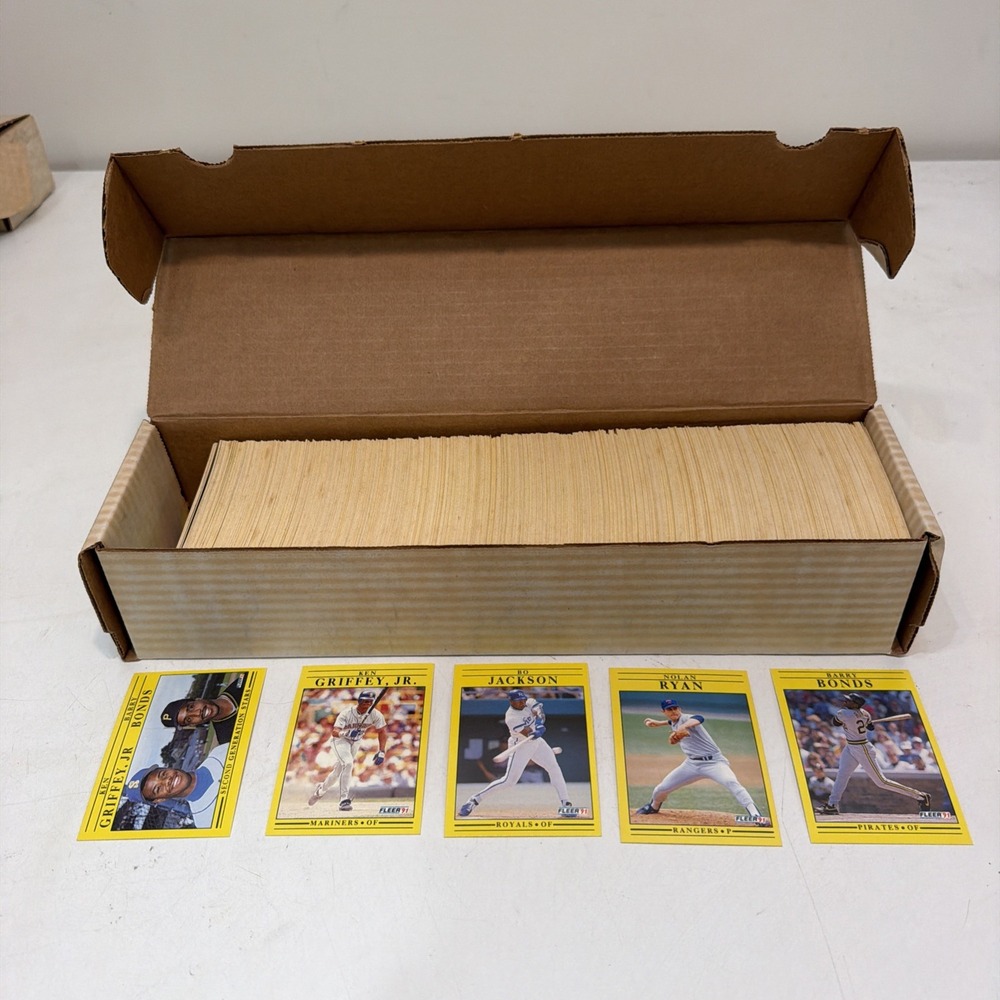 1991 Fleer MLB Baseball Cards Collector Set Ungraded Project!